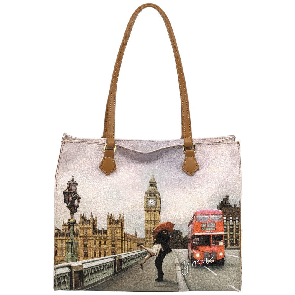 YNot borsa shopping stampa London Love YES602F3 - Prodotti di Classe