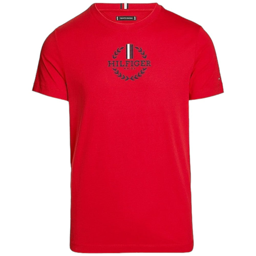 Tommy Hilfiger t-shirt rossa MW0MW34388 T-shirt Tommy Hilfiger