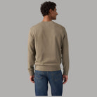 Felpa Levi's Original Housemark logo piccolo in beige con stampa logo frontale e tessuto morbido
