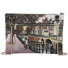 YNot borsa piatta clutch AMSTERDAM BRIDGE YES605F6 YNot