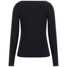 Guess maglia nera in modal con scollo goccia W5YP33KACM2JBLK Guess