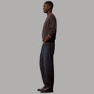 Calvin Klein Jeans da uomo Taper 90s blu scuro con tessuto in denim vintage, dettagli cuciture e tasche posteriori