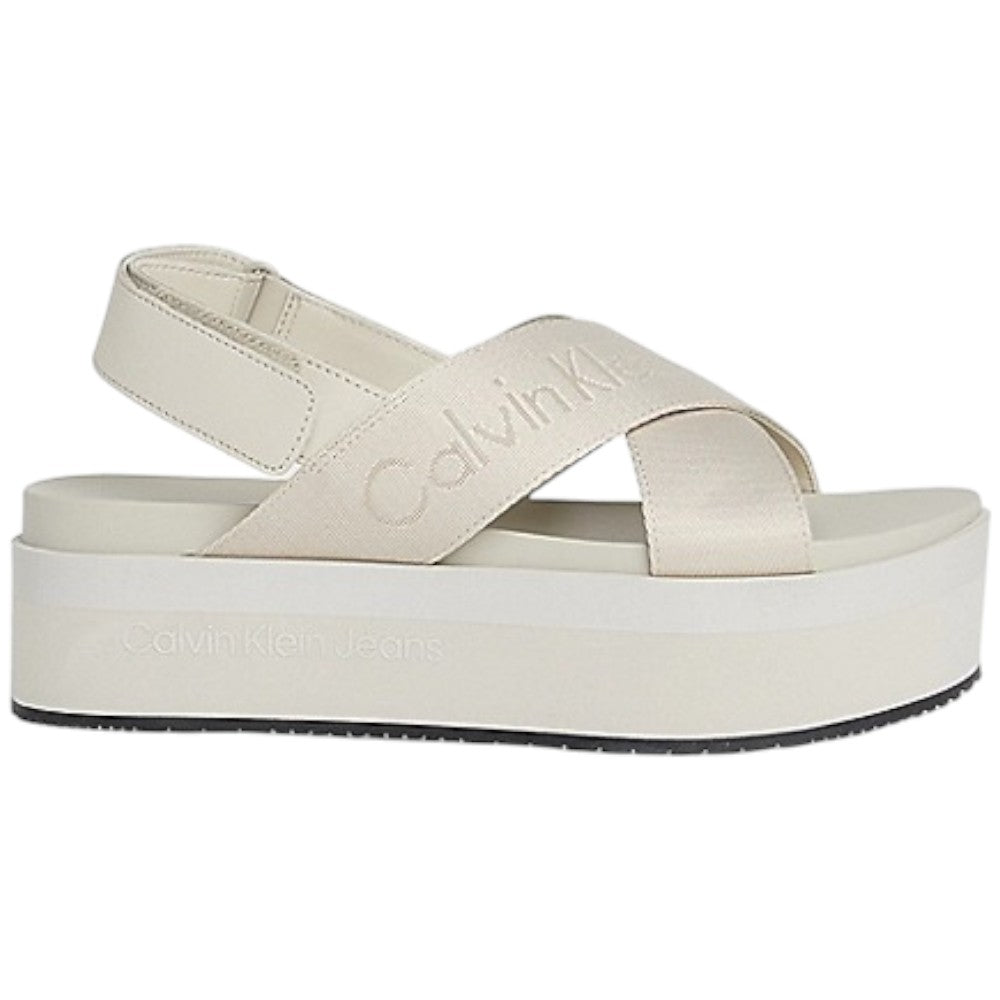 Calvin KleinJeans Sandali beige Flatform YW0YW01362 Sandali Calvin Klein Jeans