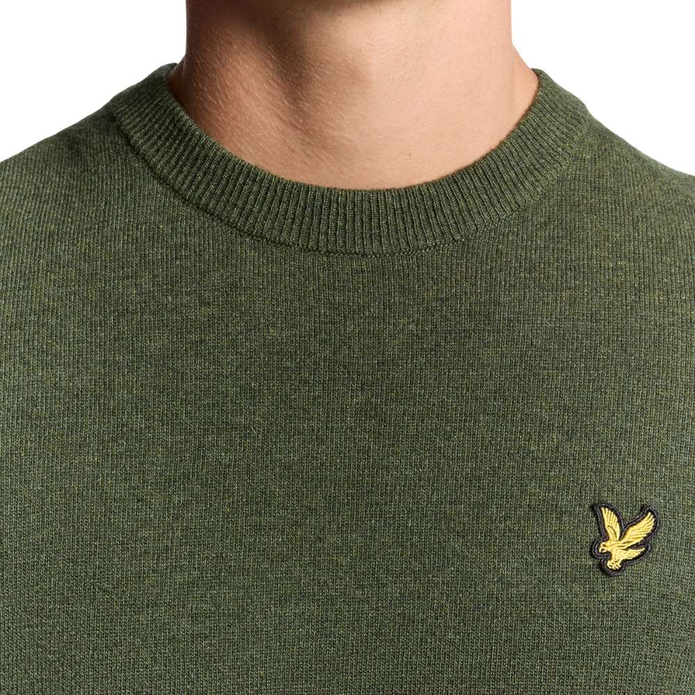 Lyle & Scott maglione lana verde KN2114VC Maglieria Lyle & Scott