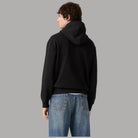 LEVI'S Felpa New Original Hoodie nera con cappuccio, tessuto morbido, dettaglio cuciture