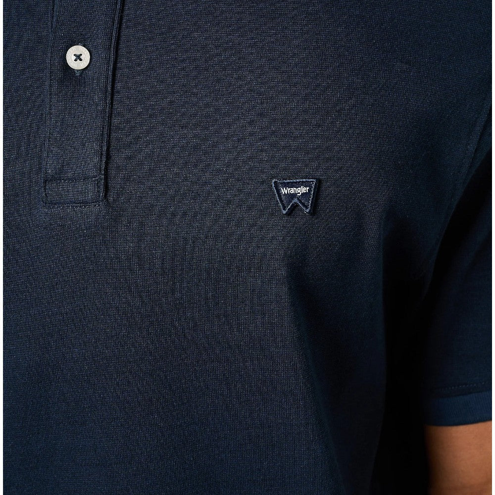 Wrangler maglietta polo blu 112350415 Polo Wrangler