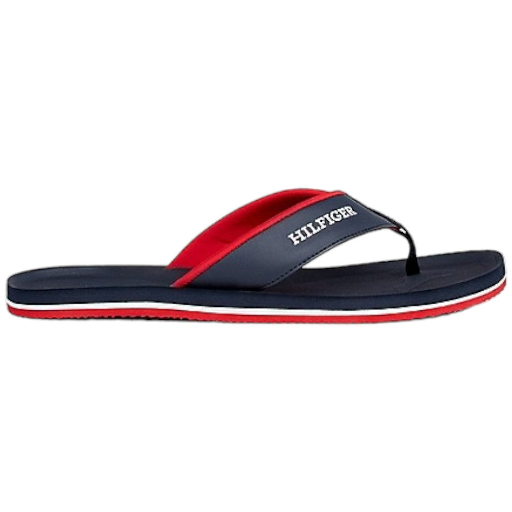 Tommy Hilfiger infradito blu Comfort Hilfiger Beach FM0FM05029 Infradito Tommy Hilfiger