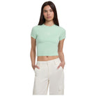 Guess Jeans t-shirt cropped verde W5GI38 J1314 G8FG T-shirt Guess Jeans