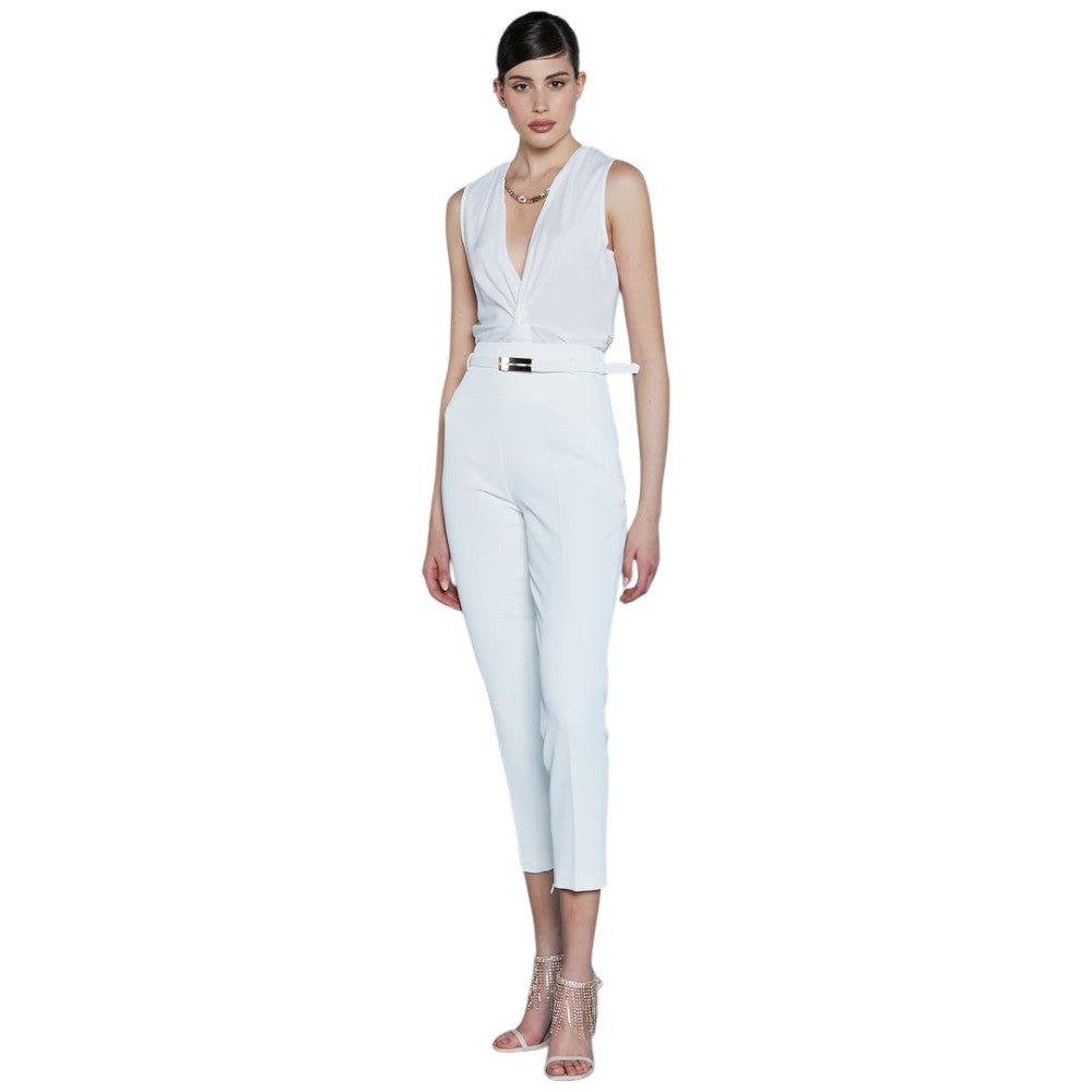 Relish blusa bianca con collana COLLEC RCP2503445003 Camicie Relish