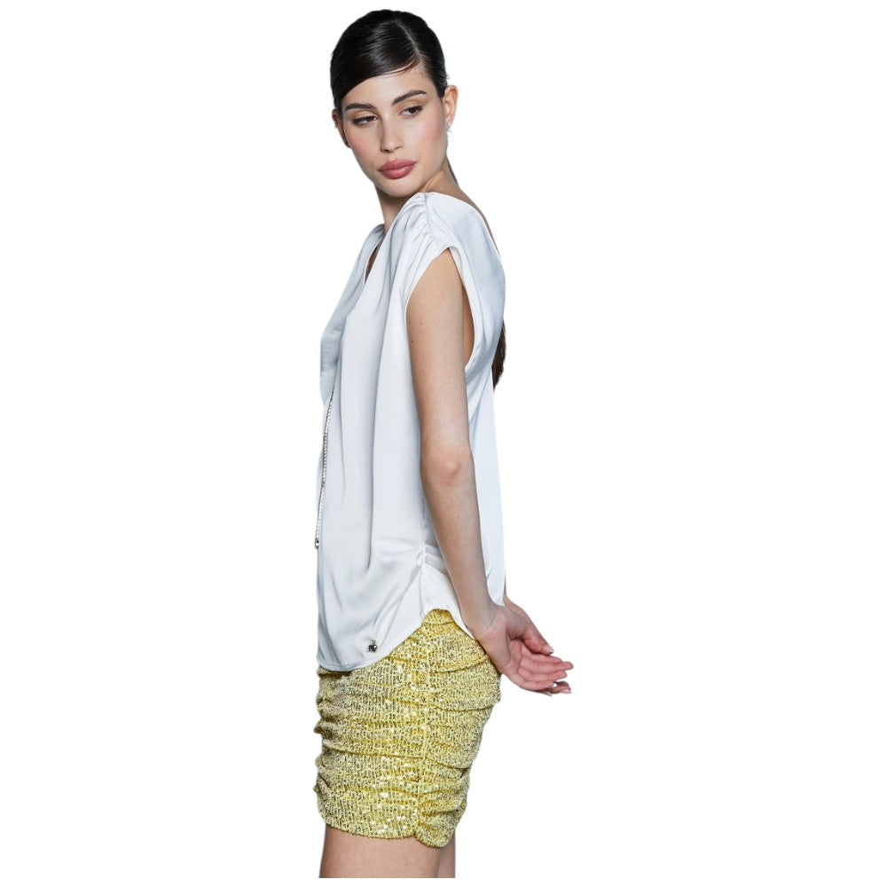 Relish blusa bianca DOSERMANAS RCP2503009016 Camicie Relish