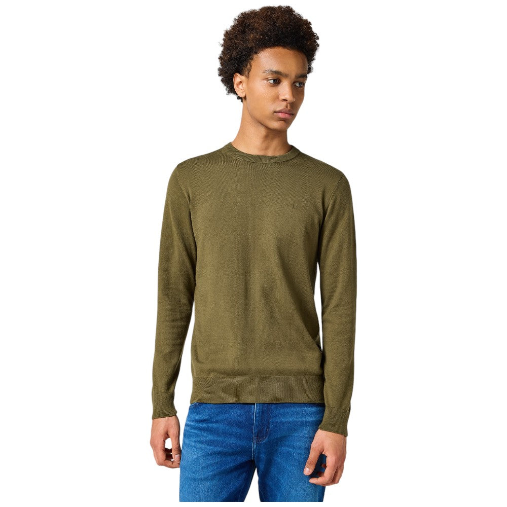 Wrangler pullover maglioncino verde 112357202 Maglieria Wrangler