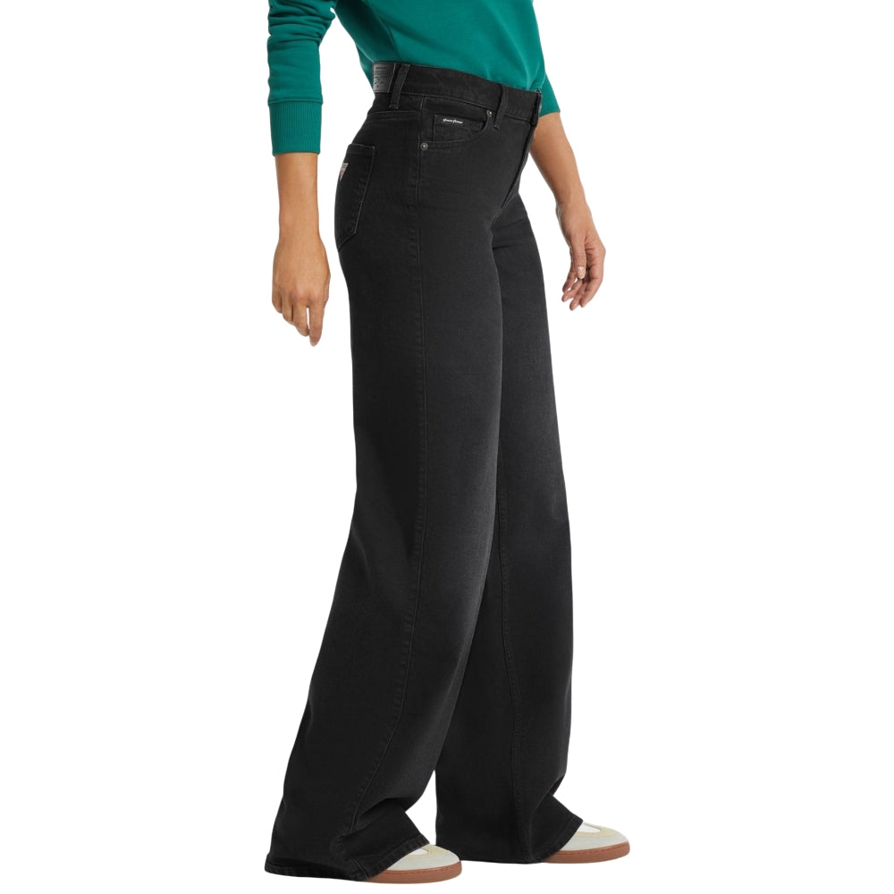 Guess jeans nero wide leg GJ W4BA0Y D5E83 GJUV Jeans Guess Jeans