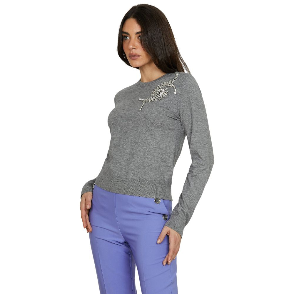 Relish pullover grigio CRETAS RDA2502605010 Maglieria Relish