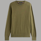 Pullover Tommy Hilfiger in pima cashmere con bandierina ricamata