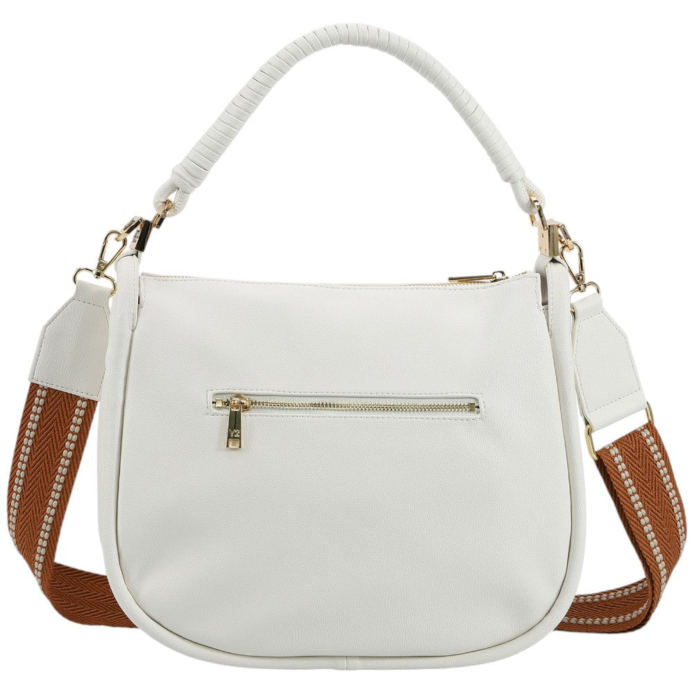 YNot borsa hobo bianca con tracolla linea Fantasy FAN001S5 YNot