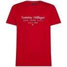 Tommy Hilfiger t-shirt rossa con stampa MW0MW38621XLD T-shirt Tommy Hilfiger