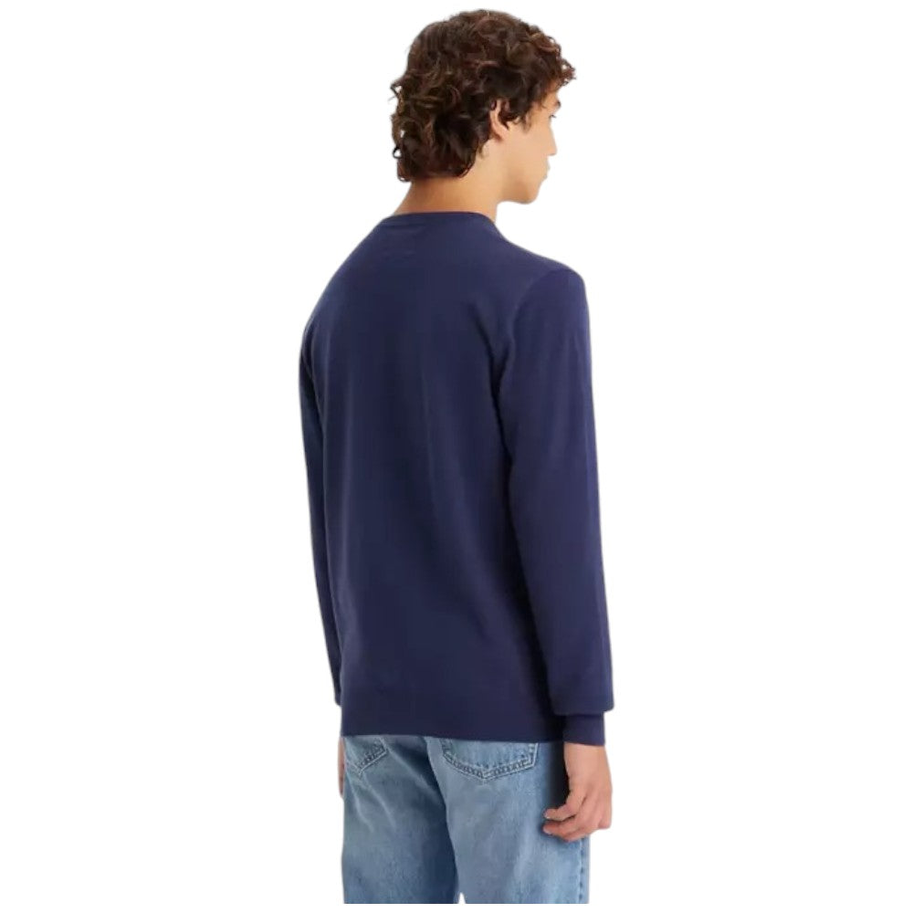 Levi's maglioncino blu logo piccolo A7207-0002 Felpe LEVI'S