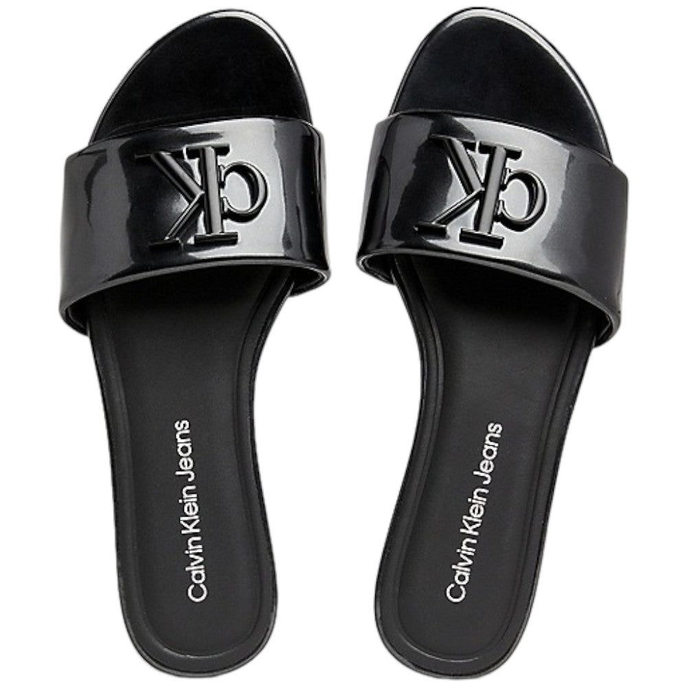 Calvin Klein Jeans flat sandal neri YW0YW01348 Sandali Calvin Klein Jeans