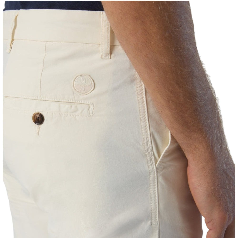 North Sails pantalone chino panna slim fit Defender 673071 Pantaloni North Sails