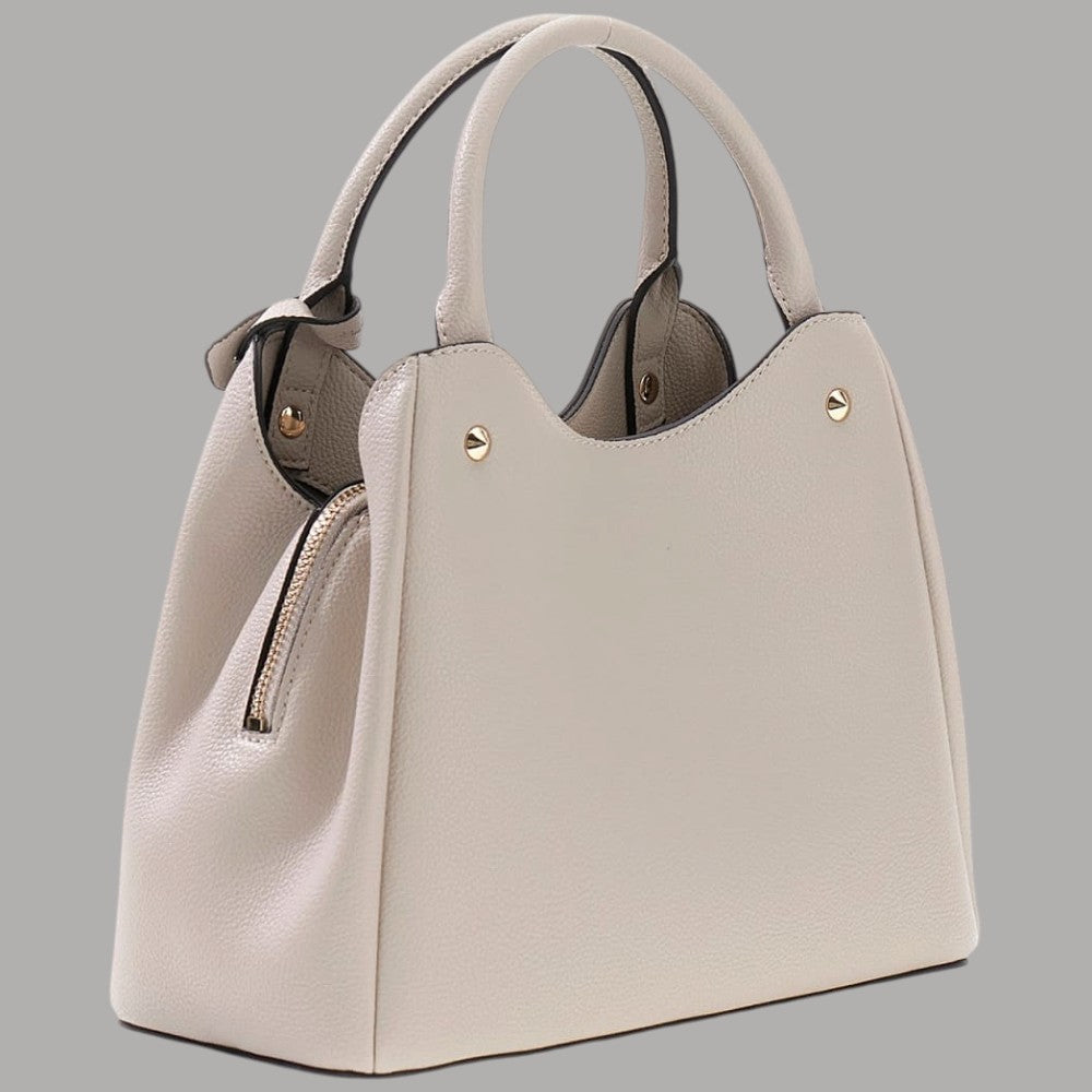 Borsa a mano Guess Meridian nera con tracolla removibile