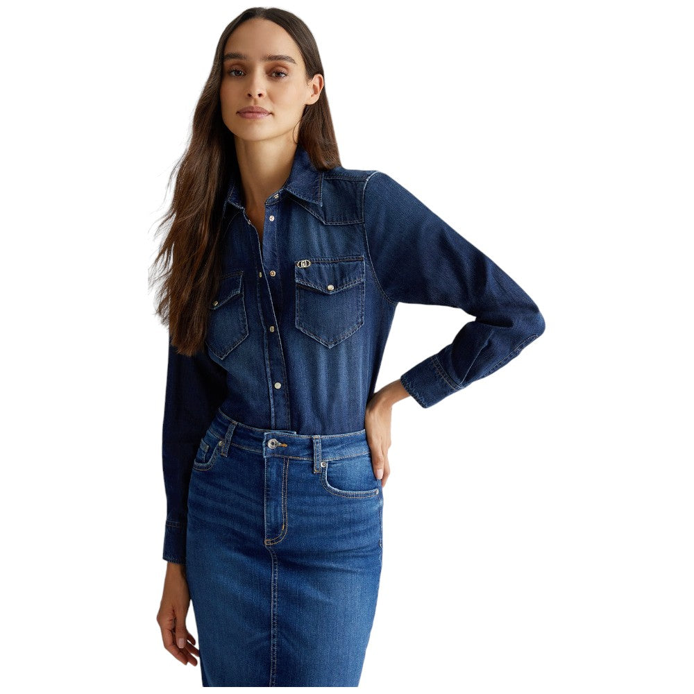 Liu Jo camicia jeans basica UF4180D4851 - Prodotti di Classe