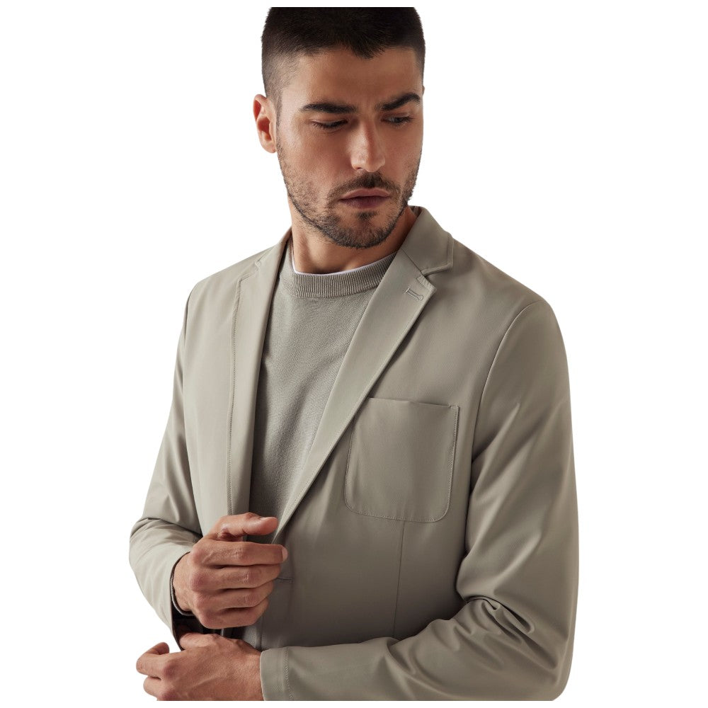 Guess giacca tortora blazer monopetto Tyron M5RN09 WGUP2 A90N Guess