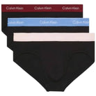 Calvin Klein pack 3 slip neri con fascia colorata LV00NB43882VA Intimo Calvin Klein