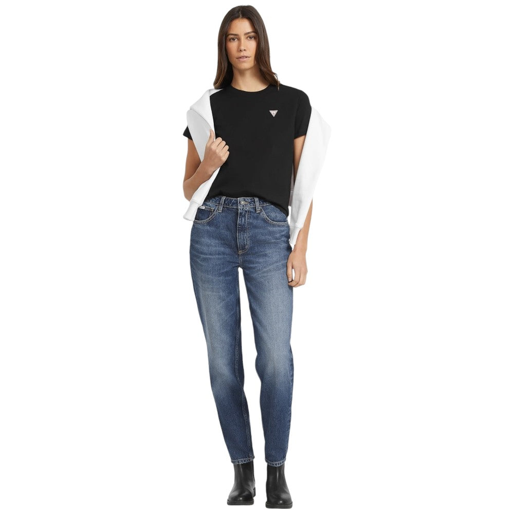 Guess Jeans t-shirt nera W4YI10 J1314 JBLK T-shirt Guess Jeans