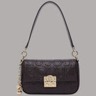 Borsa piccola Liu Jo Adiva crossbody nero con dettagli in oro e stampa logata