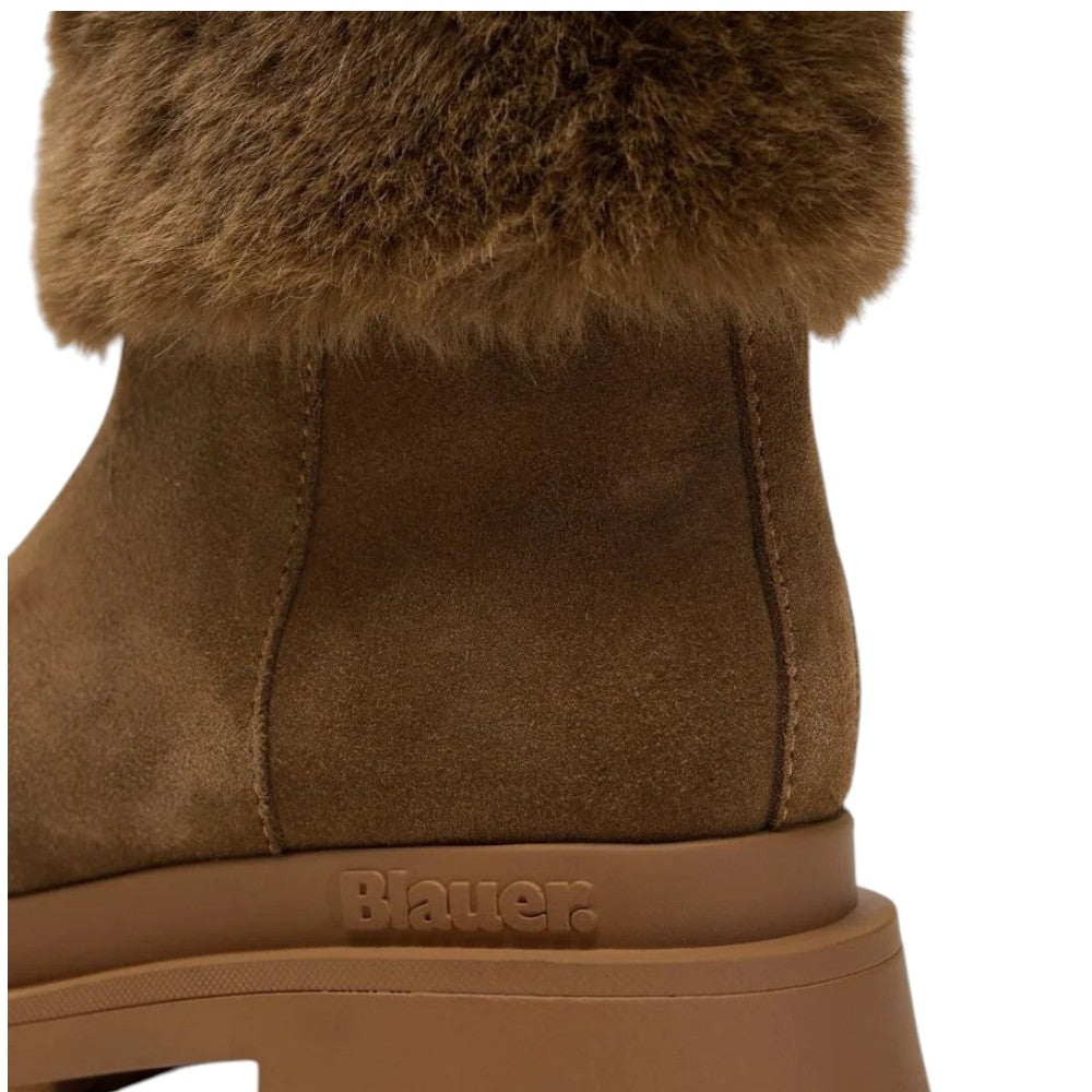 BLAUER stivaletti in suede Cognac art. F5KIMMEL10 Sneakers Blauer