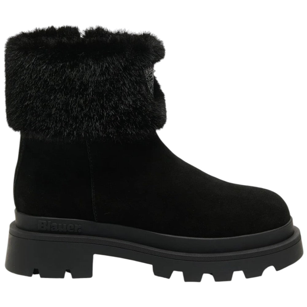 BLAUER stivaletti in suede neri art. F5KIMMEL10 Sneakers Blauer