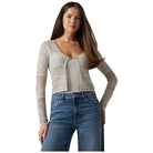 Guess cardigan traforato in lurex Nellie W5GR15 Z3E22 F97H Maglieria Guess
