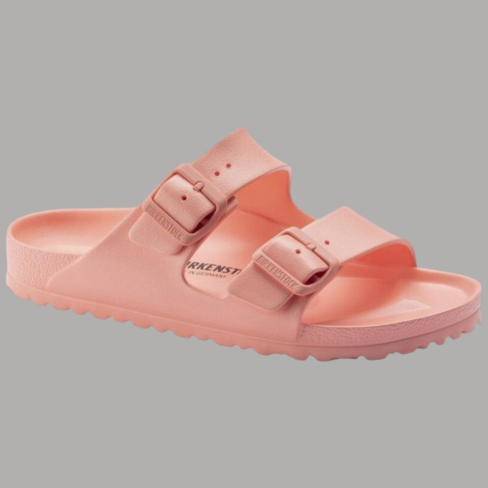 Birkenstock Ciabatte Arizona Eva donna Narrow Fit rosa con fibbie regolabili a cinturino e texture liscia