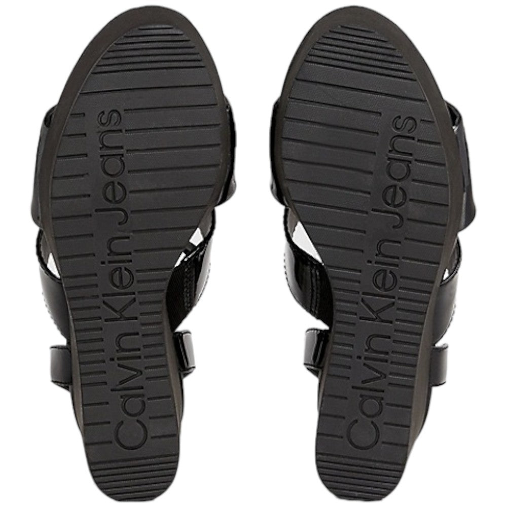 Calvin Klein Jeans sandali neri wedge sandal hardware YW0YW01459 - Prodotti di Classe