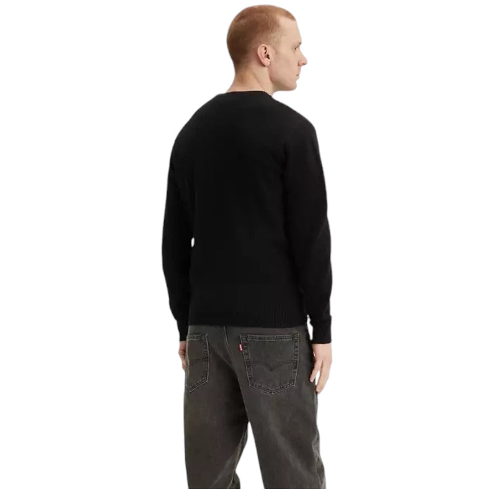 Levi's pullover nero maglione uomo A43200005 Maglieria LEVI'S