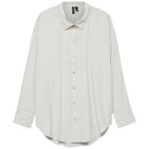 Vero Moda camicia over bianca beige a righe Nora 10319825 Camicie Vero Moda