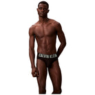 Calvin Klein pack 3 slip neri con fascia alta 000NB3610AZDJ Intimo Calvin Klein