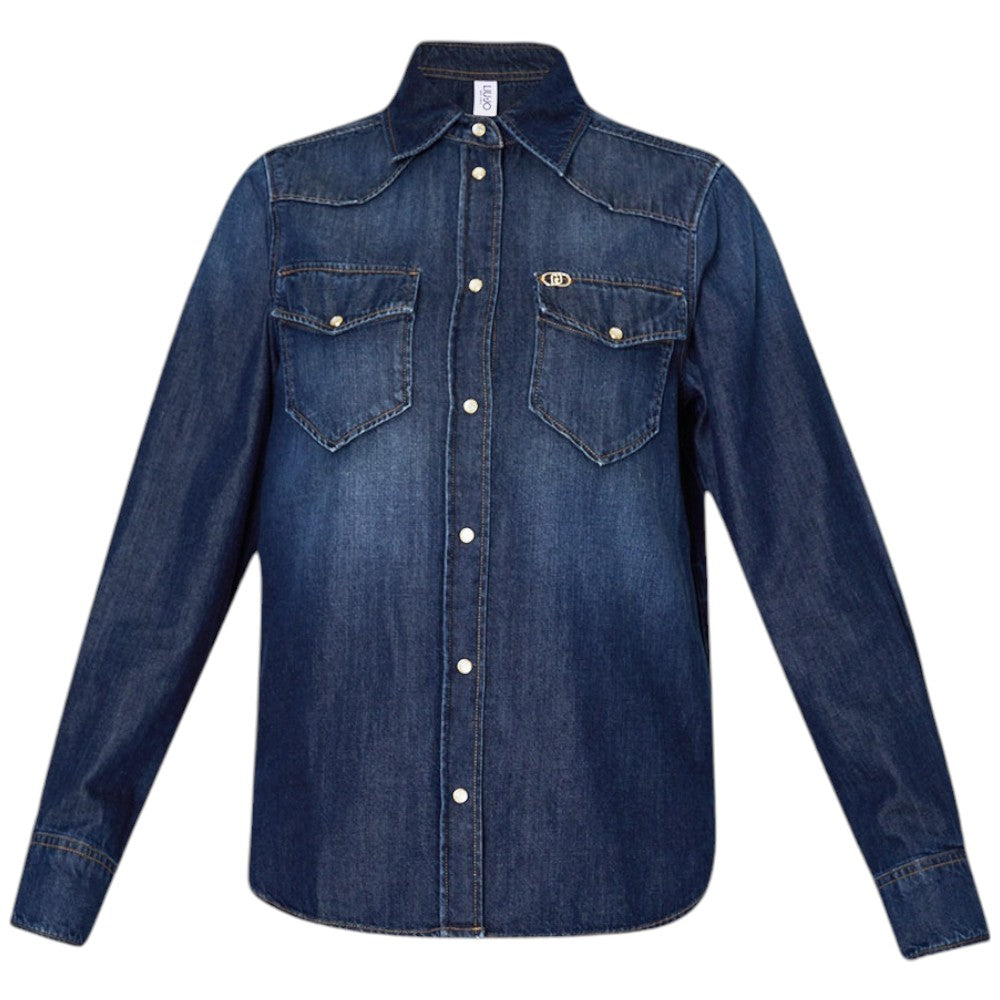 Liu Jo camicia jeans basica UF4180D4851 - Prodotti di Classe