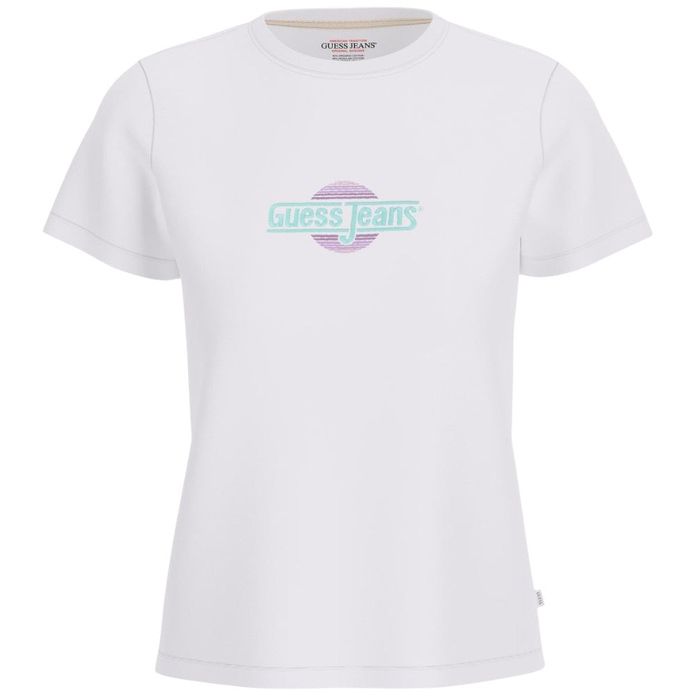 Guess Jeans t-shirt bianca W5GI26 J1314 G011 Guess Jeans