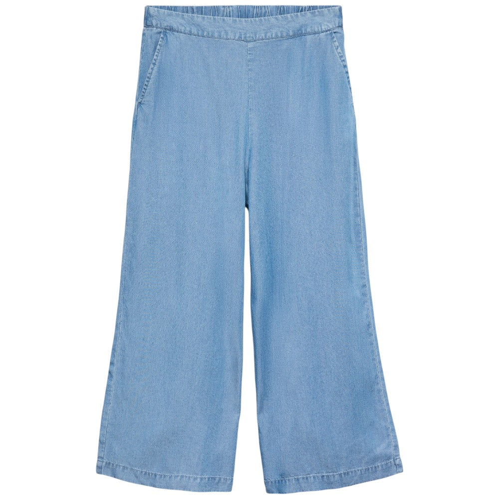 Vero Moda pantaloni in tencel blu Bree 10304861 Pantaloni Vero Moda