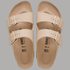 Birkenstock Arizona triples sandcastle ciabatte donna con tomaia in Birko Flor e fibbie regolabili