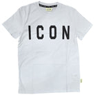 ICON t-shirt bianca logo grande ICUS2S5T021 T-shirt ICON