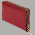 Portafoglio zip around medio Guess Audrey beige con stampa 4G