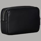 Pochette Calvin Klein nera con zip e profilo arrotondato