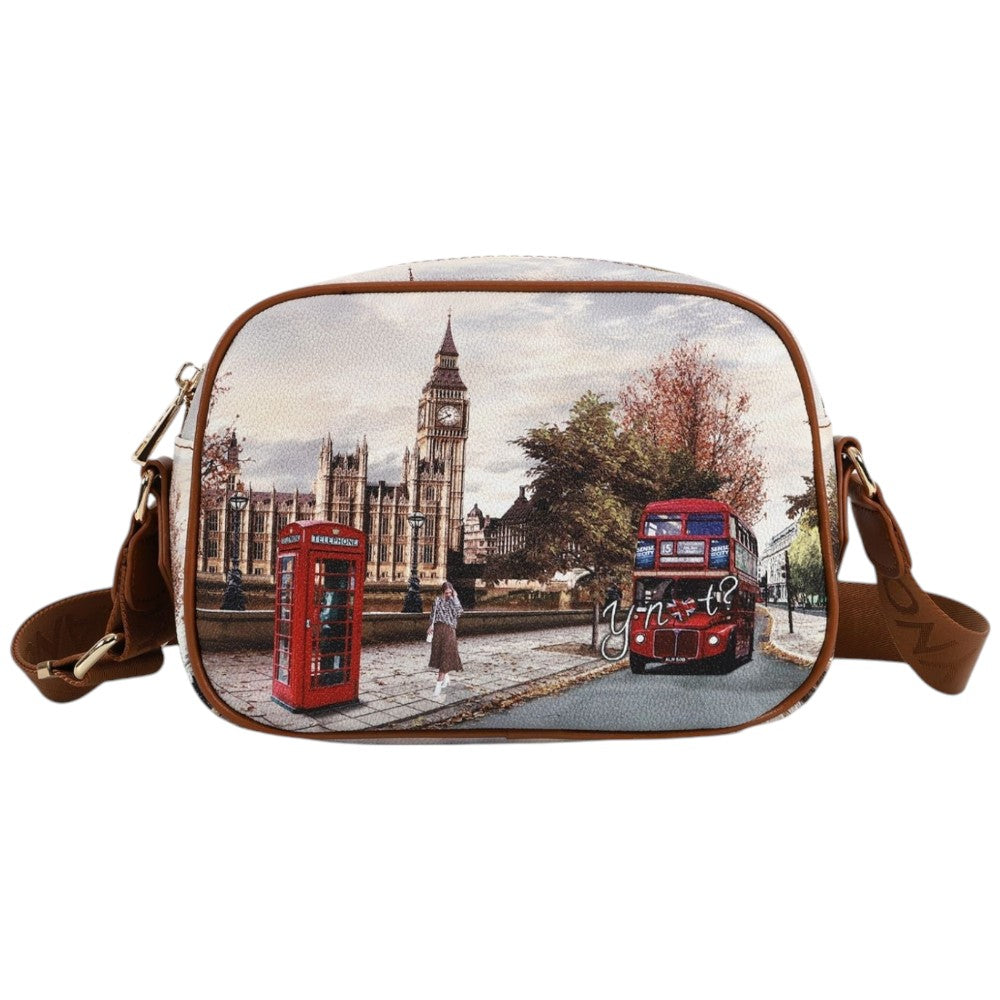 YNot borsa a tracolla camera case stampa London Street YES620F4 Borse YNot