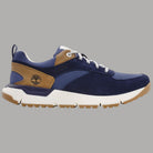 Sneakers uomo Timberland Voyager Park Low Lace blu scuro TB0A6DTEEP6 con dettagli in blu e beige, suola gum