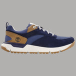 Sneakers uomo Timberland Voyager Park Low Lace blu scuro TB0A6DTEEP6 con dettagli in blu e beige, suola gum