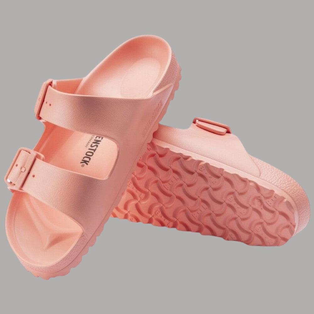 Birkenstock Ciabatte Arizona Eva donna Narrow Fit rosa con suola ammortizzante e fibbie leggeri