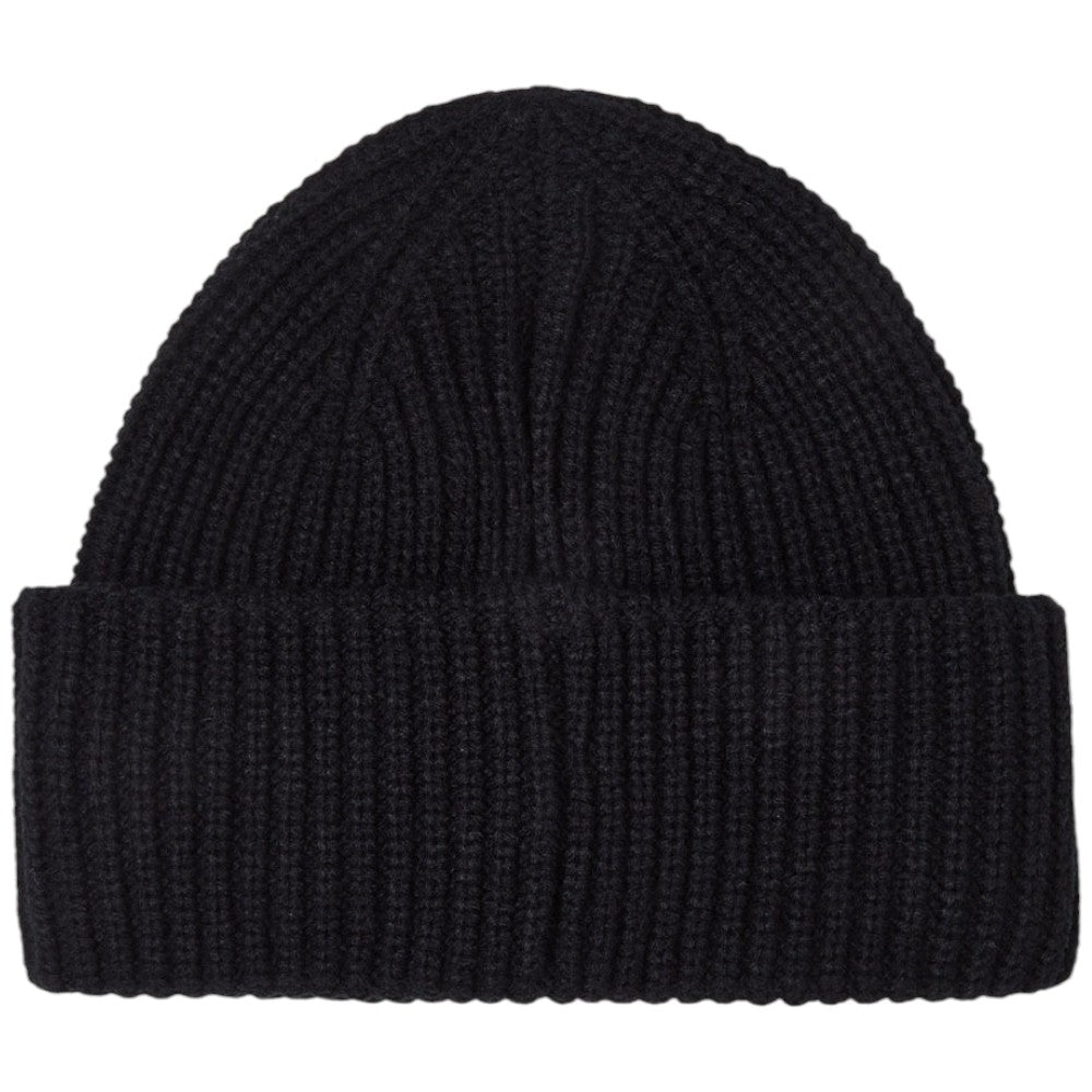 Liu Jo cappello beanie nero con logo art. 2F4110M0300 Cappelli Liu Jo