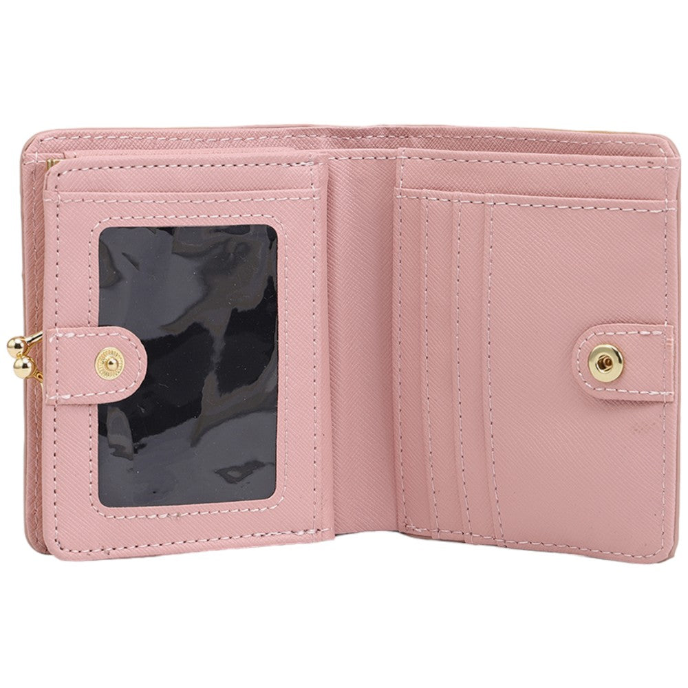 YNot portafoglio piccolo con clip coin rosa linea Lovers LVS656S4 - Prodotti di Classe